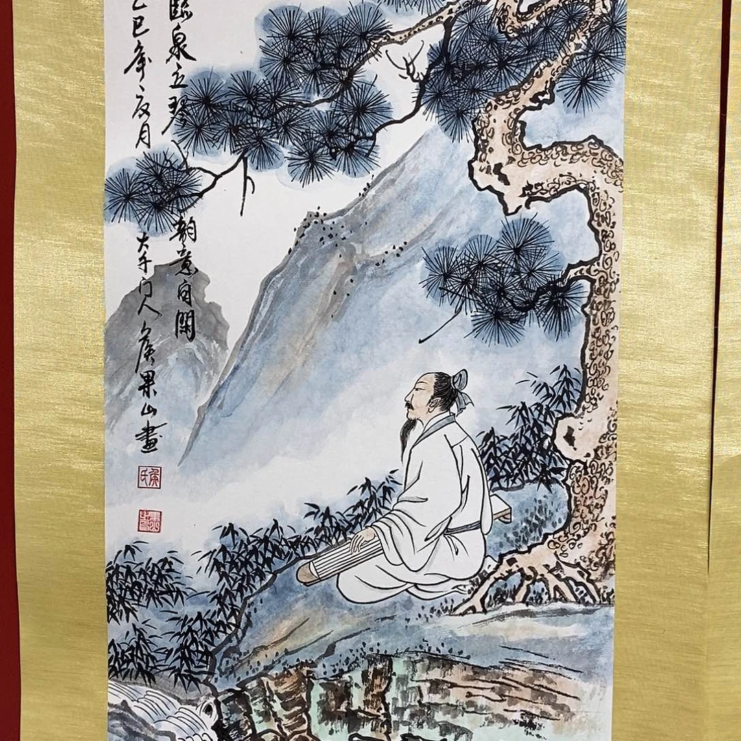 国画大风堂嫡传-侯果山老师作品路