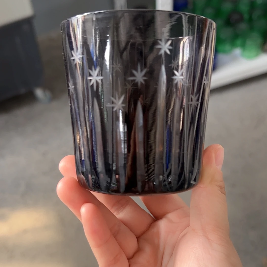 水晶玻璃平底款微瑕一个