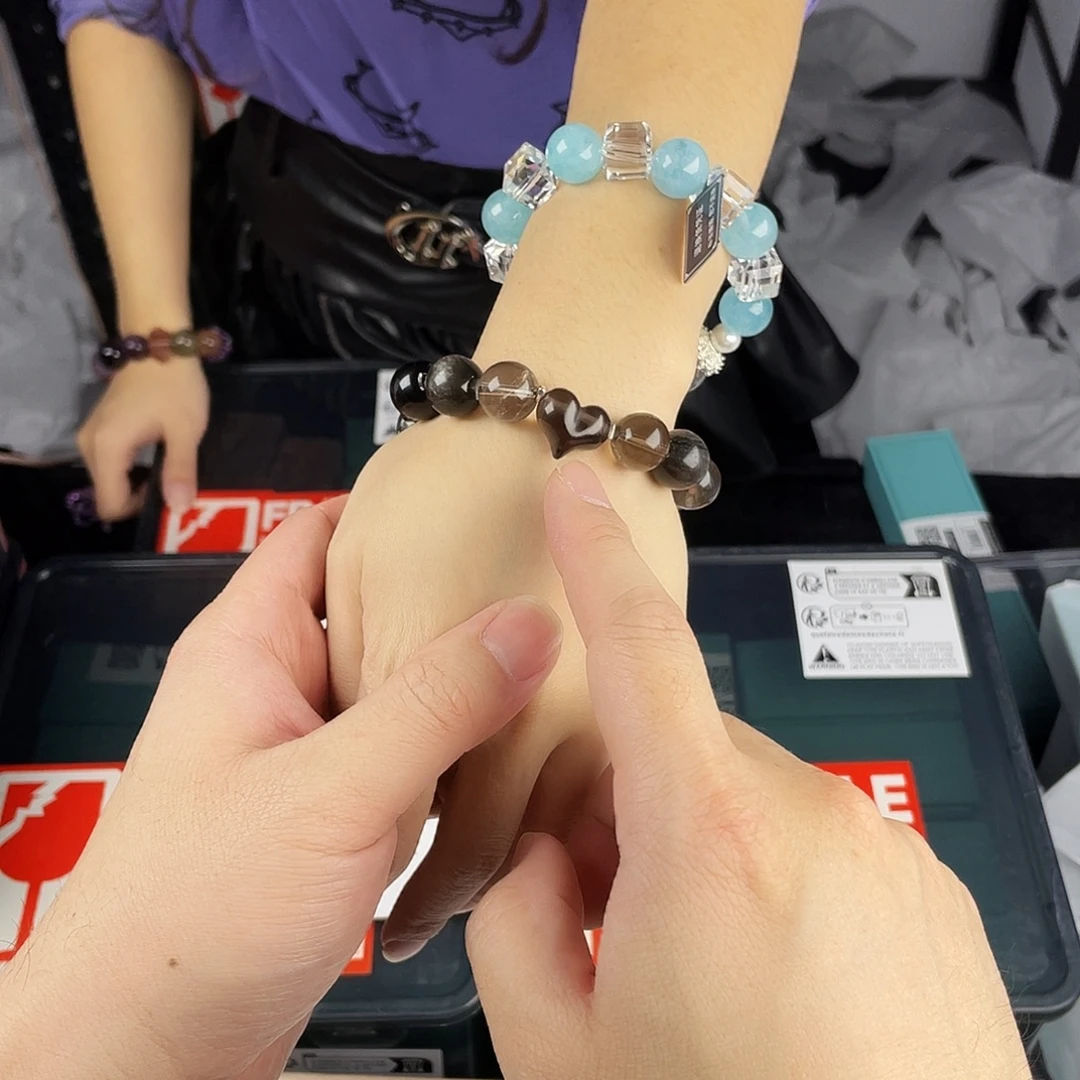 银S925镶嵌水晶手链