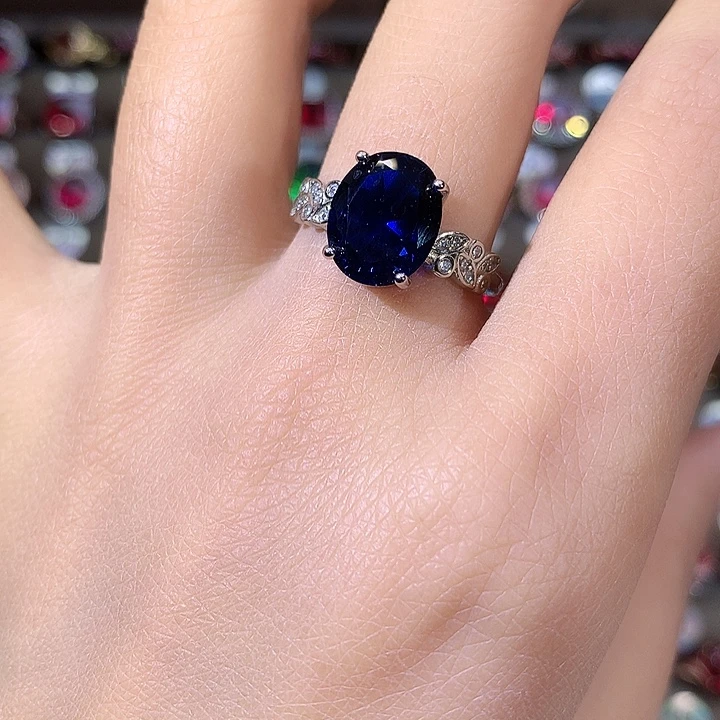 925银皇家蓝戒指911