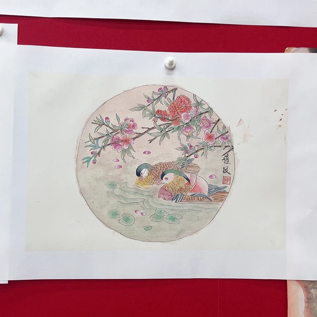 国画绘画作品多次参加全国及