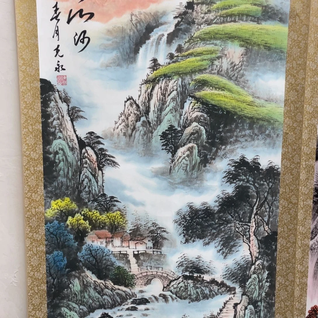 国画老师手笔手绘作品y