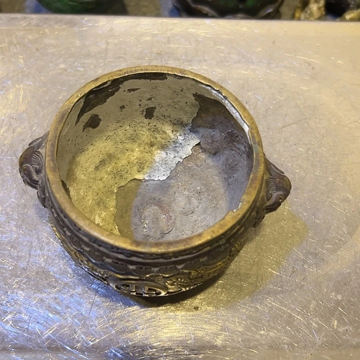 梦***╮黄铜摆件,文房工艺品摆件