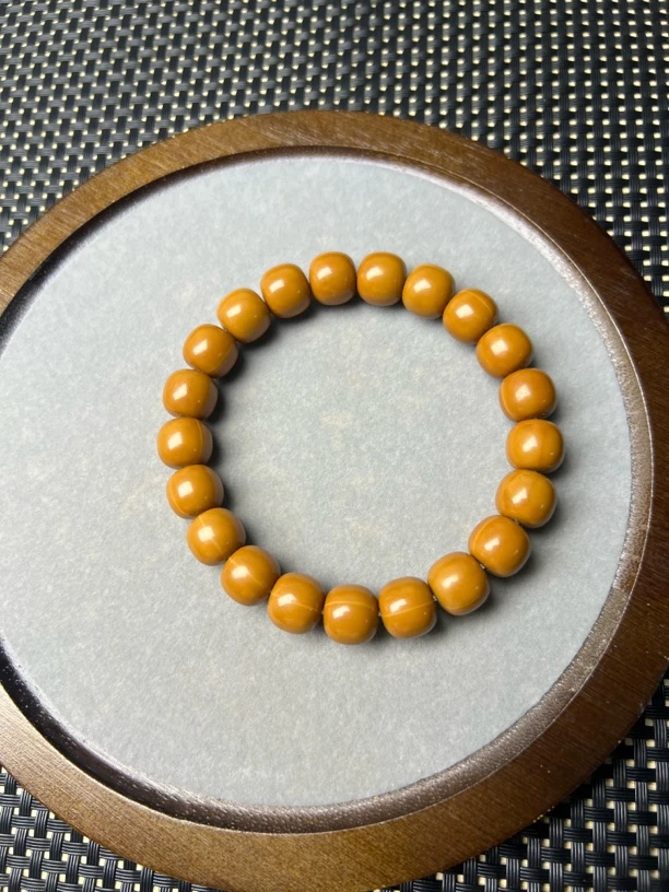 【青毡文玩】猴头手串-老型-经典款原色，全品无瑕，尺寸12-13