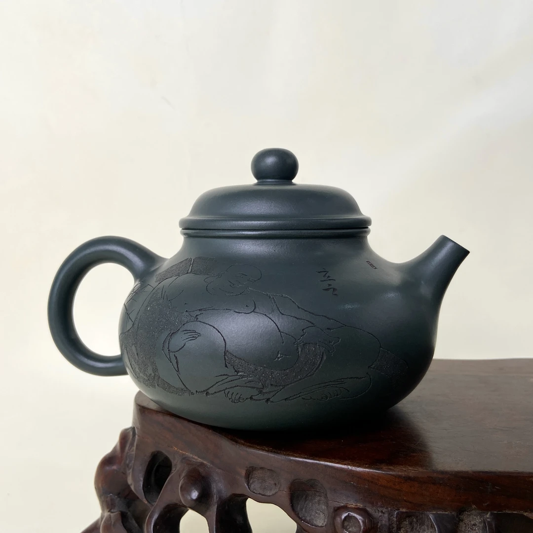 宜兴手工紫砂陶 （陈月娥）茶壶GS4121-1