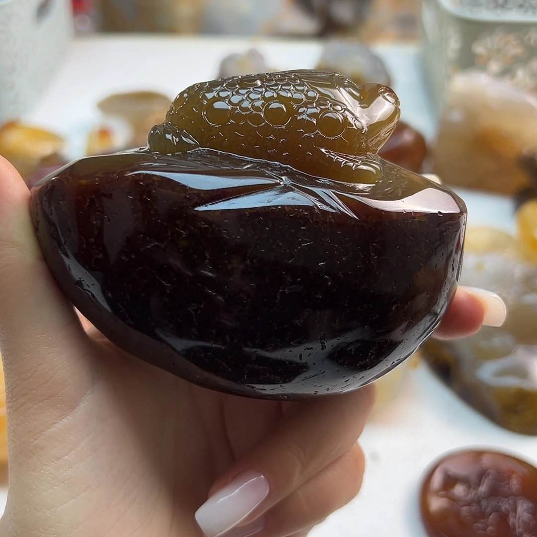 玛瑙/玉髓未镶嵌吊坠(不含链)