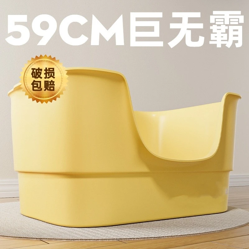 猫砂盆超大号防外溅猫厕所加高巨无霸开放式宠物用品猫咪用品