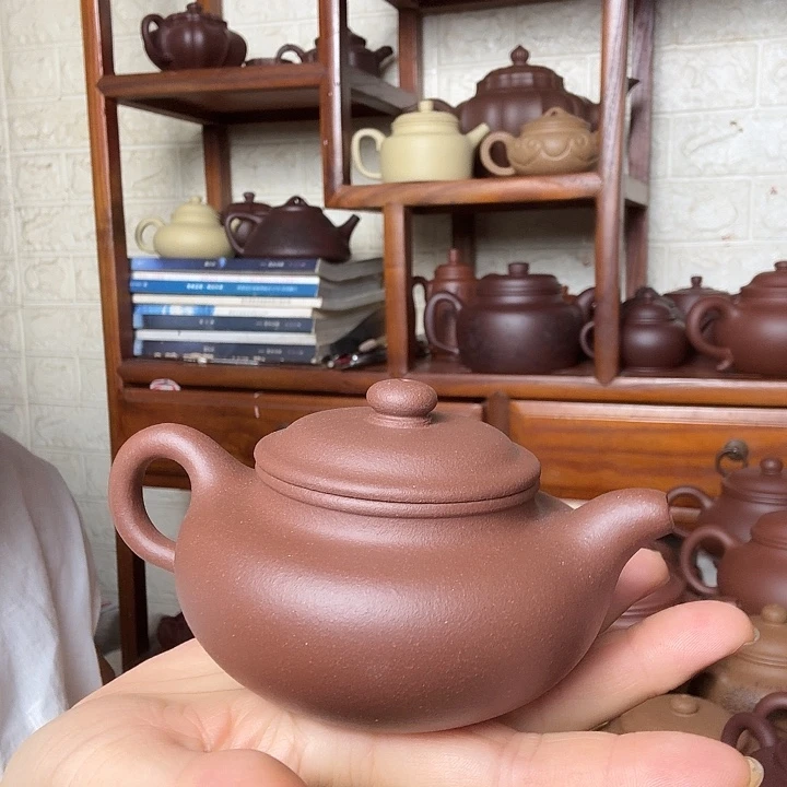 紫砂茶壶仿古150cc半手工