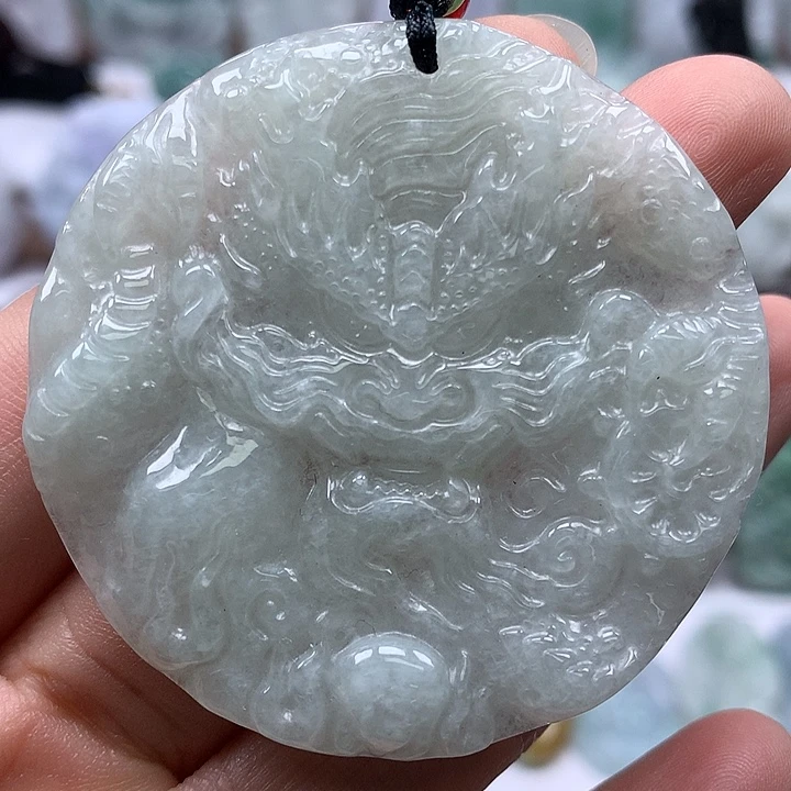 翡翠未镶嵌颈饰龙行天下福利