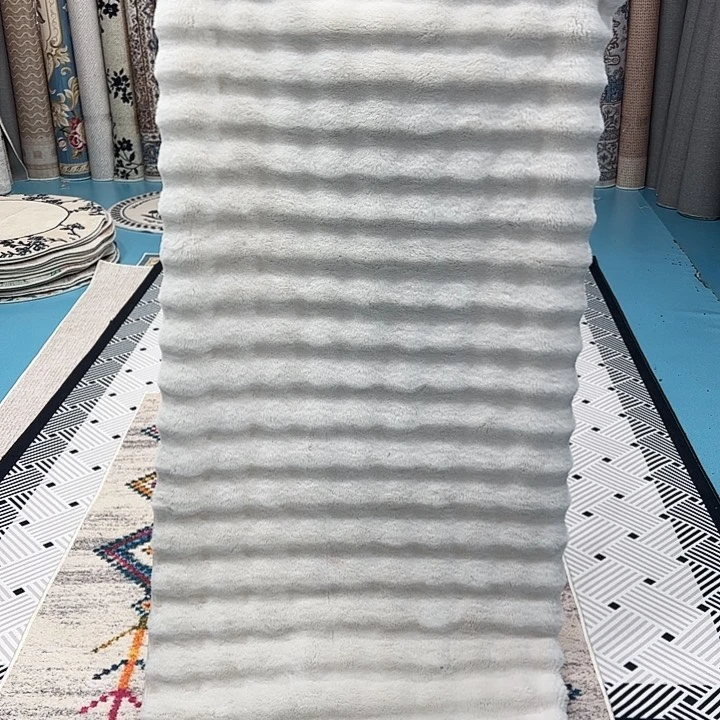 混纺定制仿兔毛泡泡球120×180误差正负1-3厘米不退换