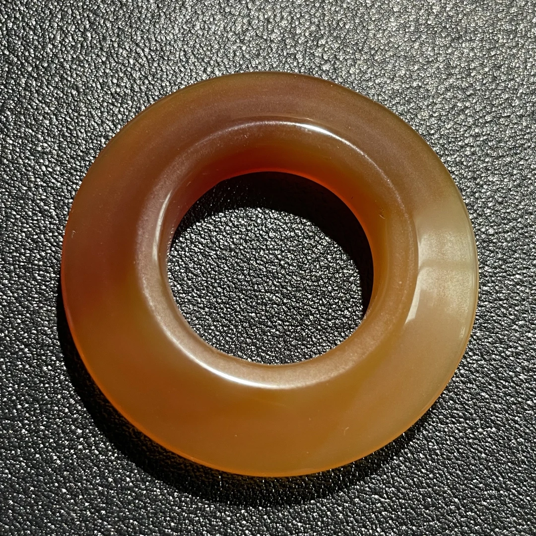 【隆兴古珠】20世纪玛瑙珠三才环2503221052