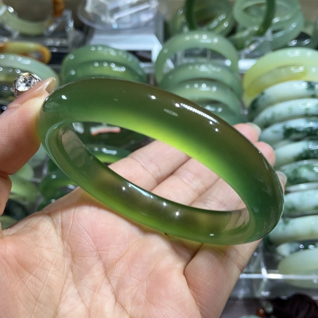 岫玉未镶嵌手镯65