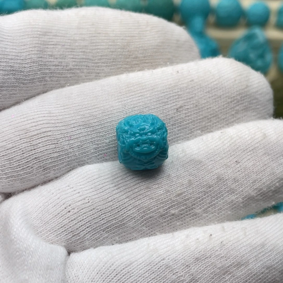 绿松石未镶嵌颈饰卡11.7-10.3