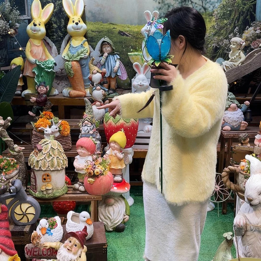 摆件花园摆件红红火火