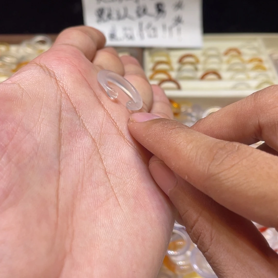 玛瑙/玉髓未镶嵌戒指32号港9