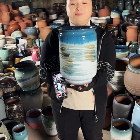 口20高30一个盆子。