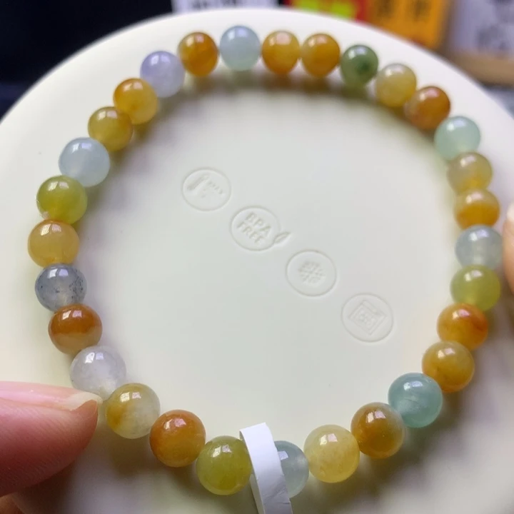 未镶嵌手串翡翠卡6.5