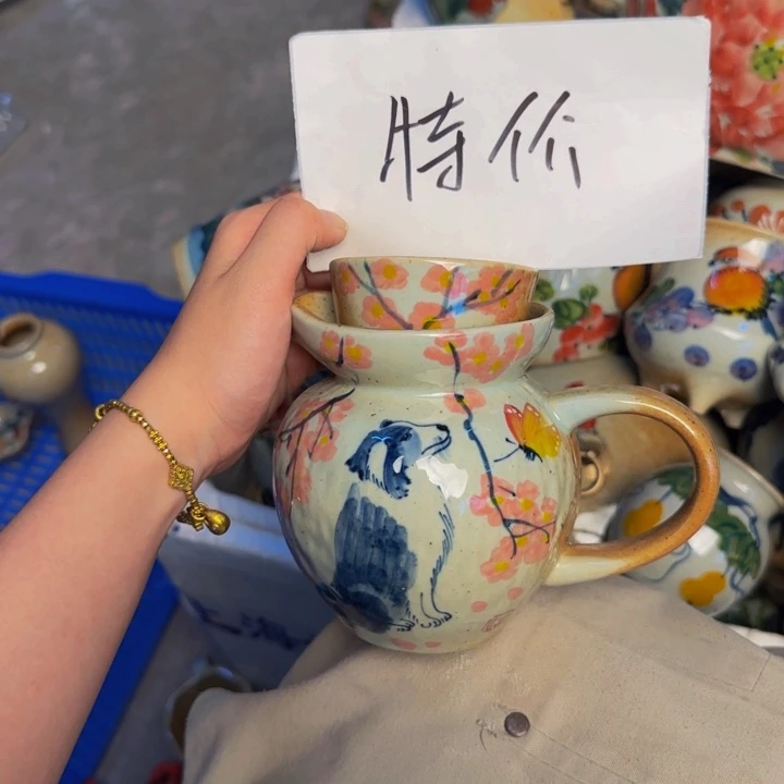 瓷片景德镇陶瓷手工手绘