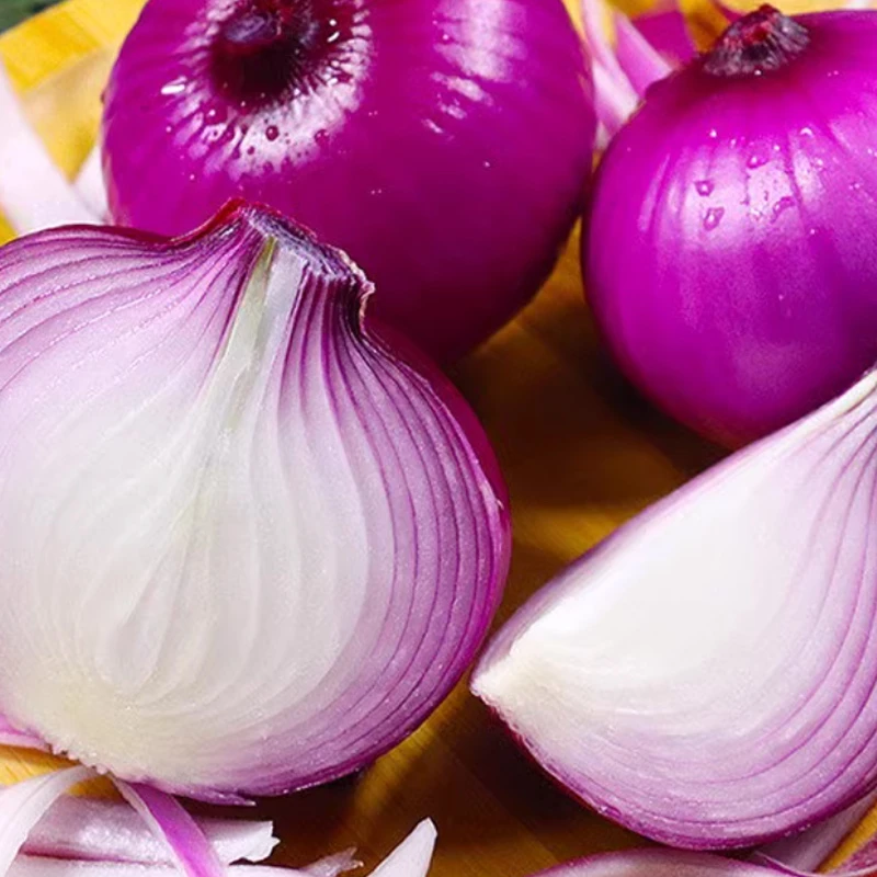 新鲜现挖紫皮洋葱可生吃炒菜凉拌的水果洋葱河南新鲜生吃脆甜