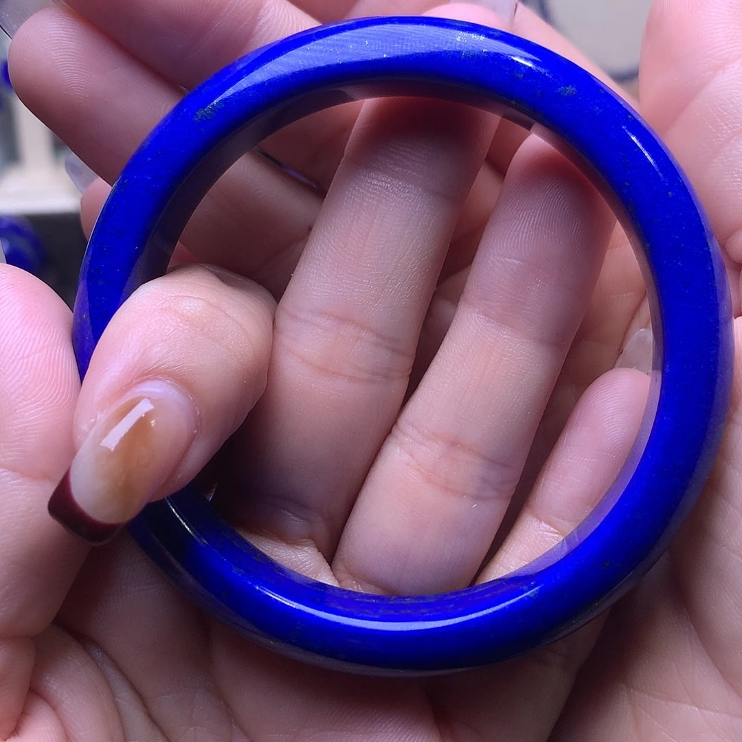 青金石未镶嵌手镯60