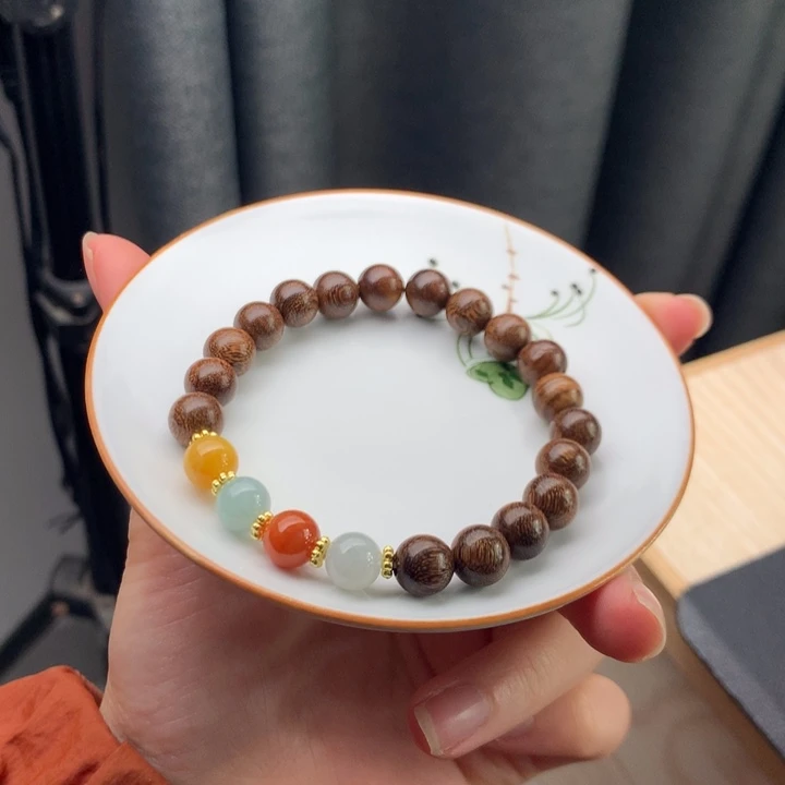 翡翠未镶嵌手链翡翠y2913 卡7.8
