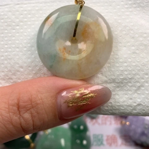 翡翠颈饰未镶嵌用**9翡翠