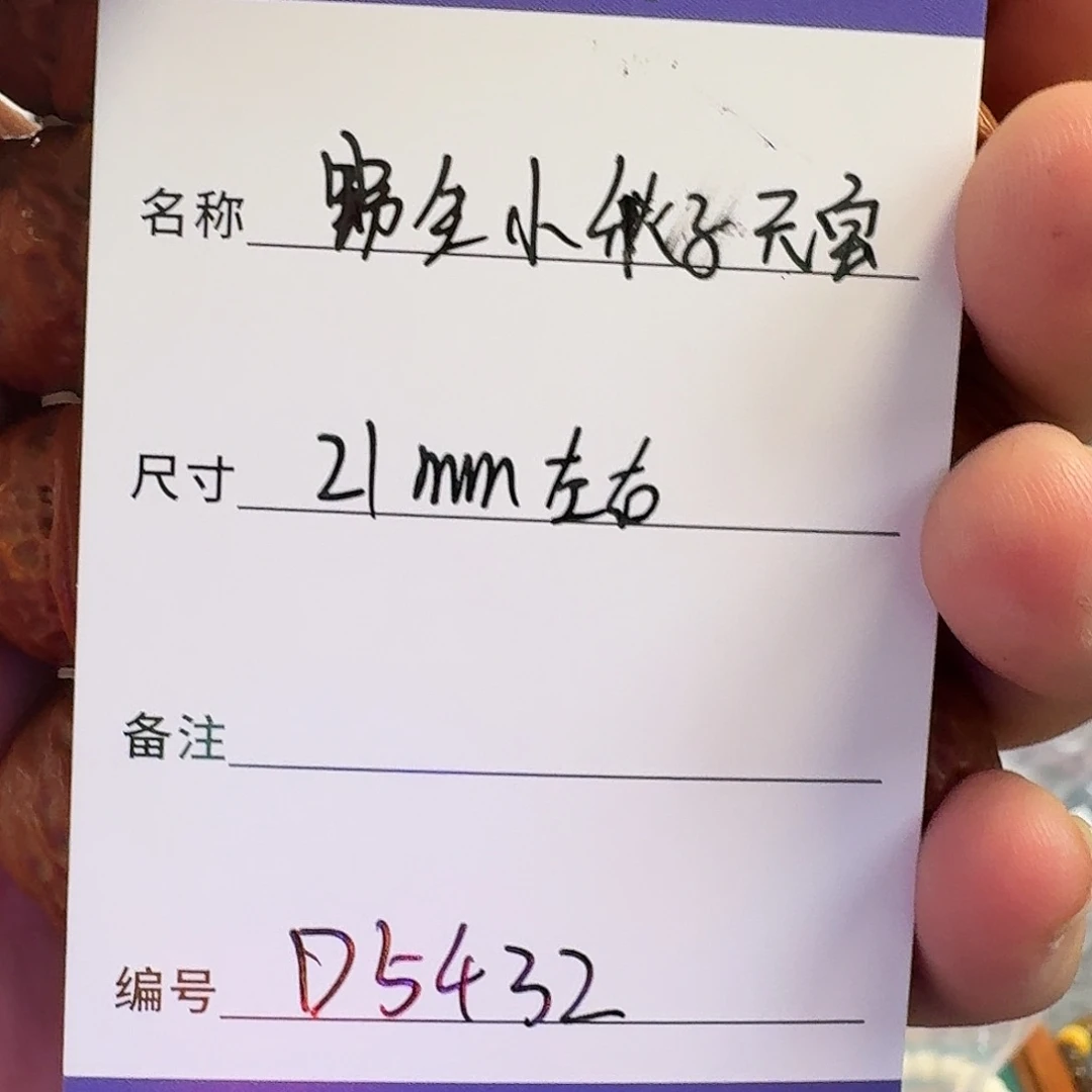 文玩核桃把件D5432 小元宝野生小秋子21mm