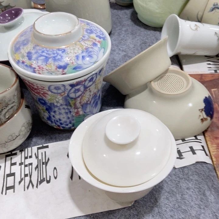 摆件茶具微瑕，介意勿拍