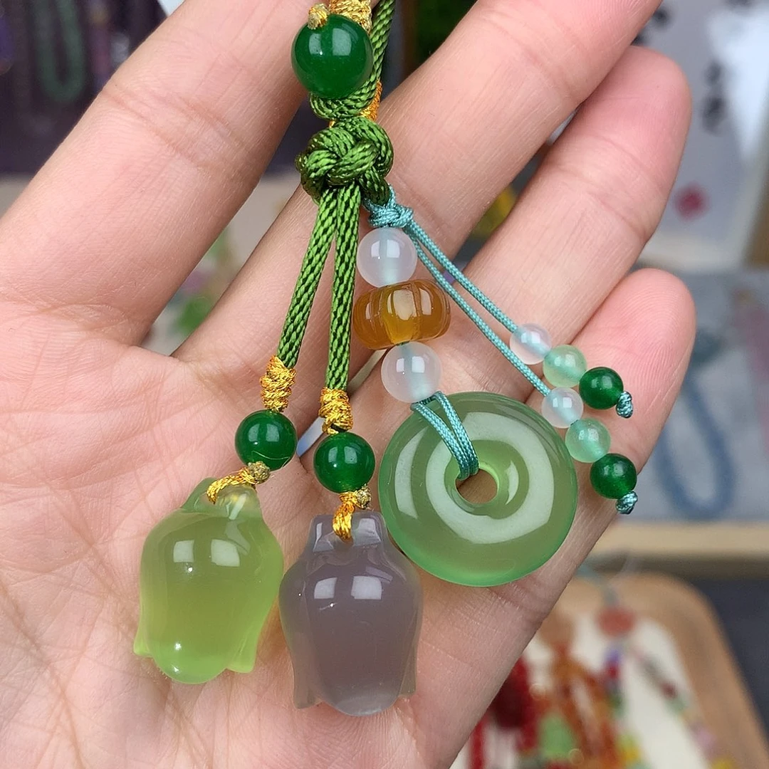 玛瑙/玉髓车挂未镶嵌