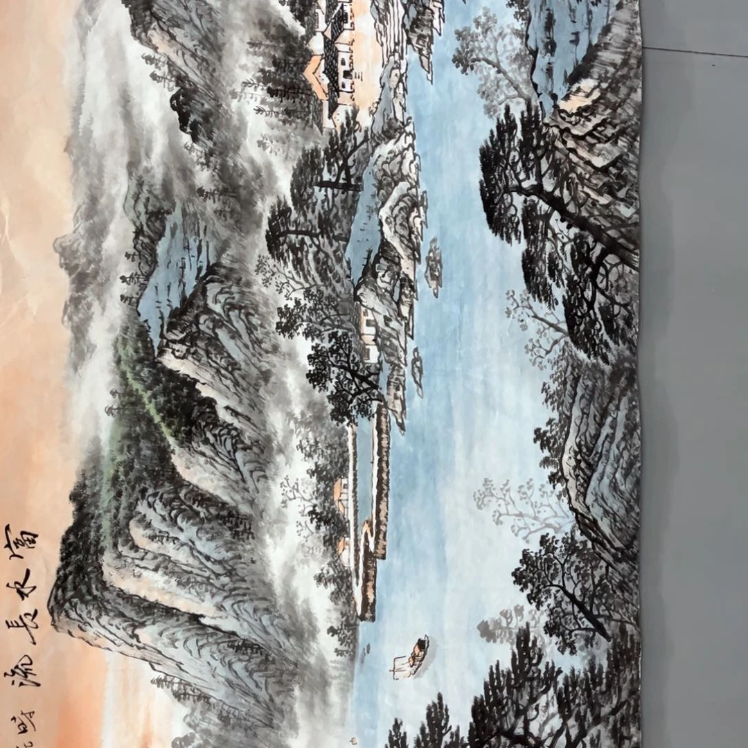 国画国画作品老师手绘