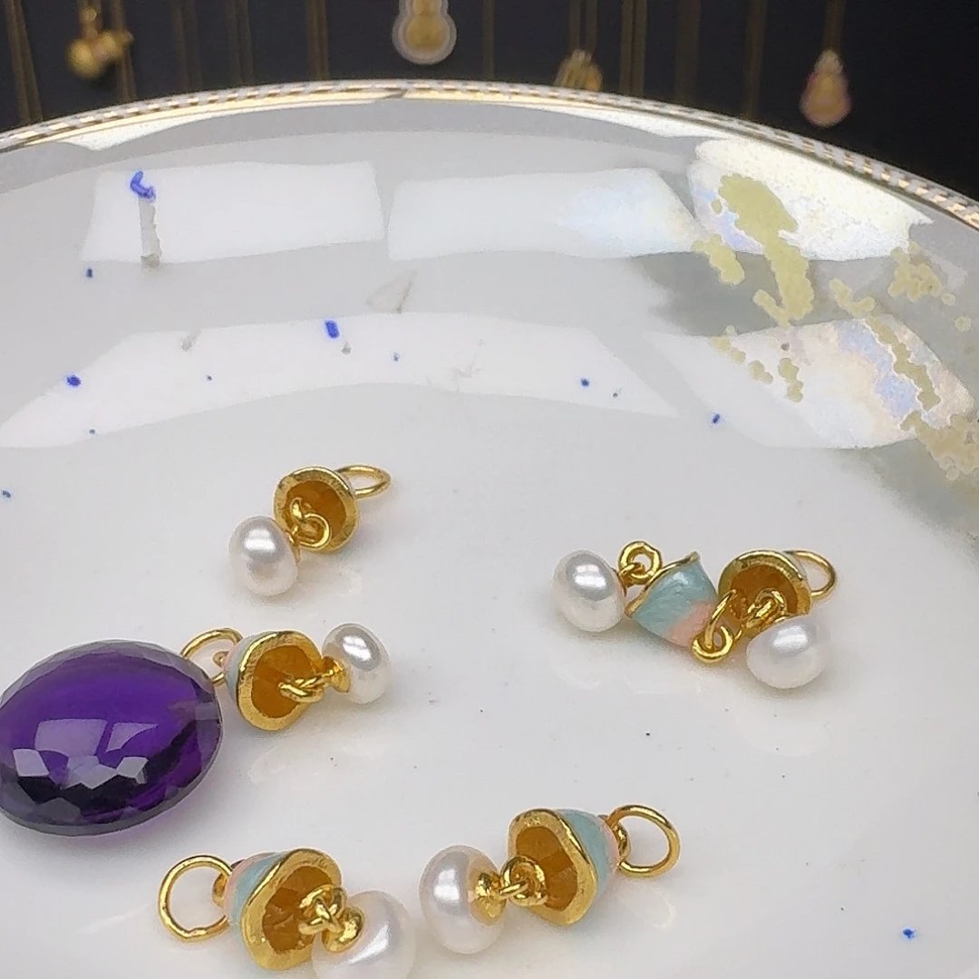 紫晶银S925镶嵌颈饰紫水晶925镶嵌7