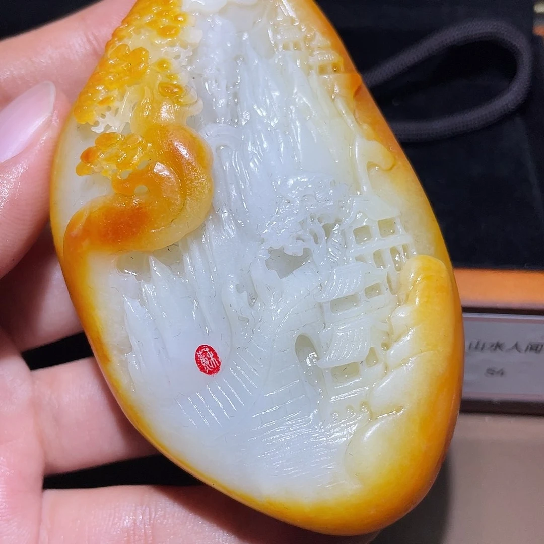 和田玉颈饰未镶嵌Y