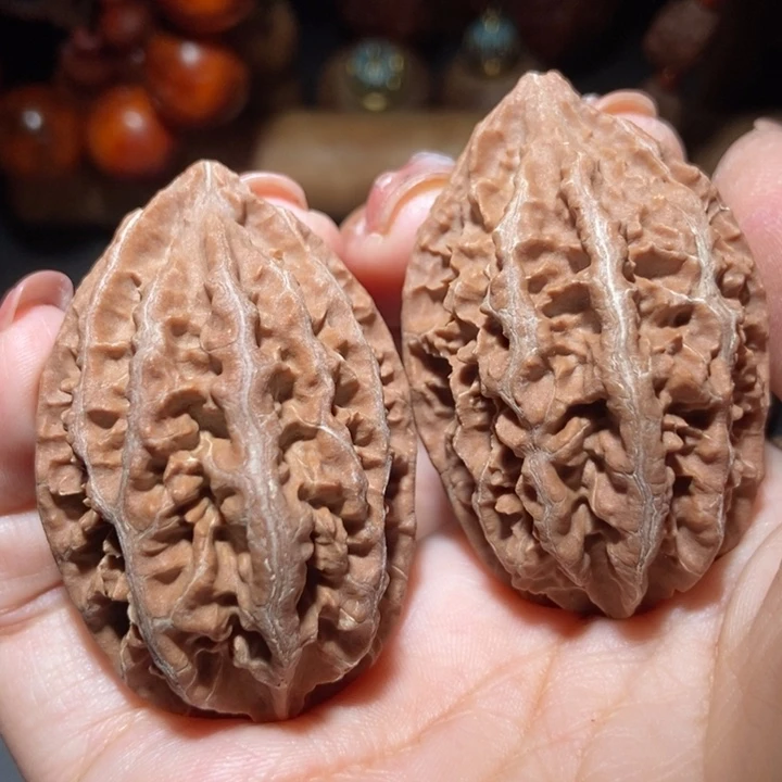 把件文玩核桃东北楸子小雪77