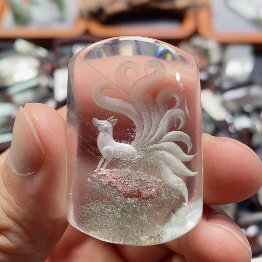 水晶未镶嵌吊坠(不含链)