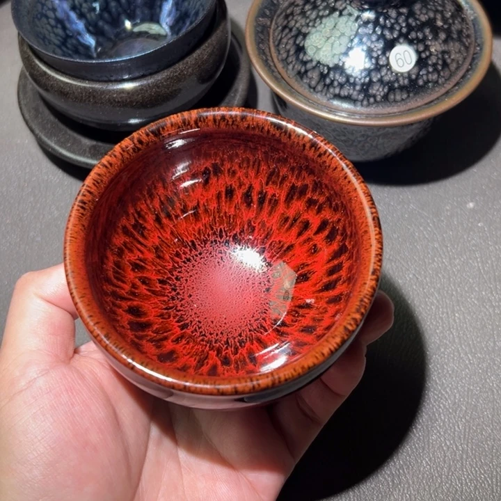 茶盏这个时候才开始准备好