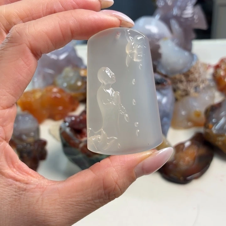 未镶嵌吊坠(不含链)玛瑙/玉髓