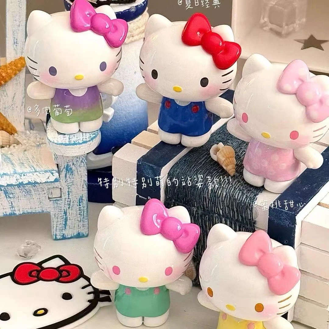 【萌萌拆盒】 补配饰Hello Kitty夏日彩虹糖系列盲袋