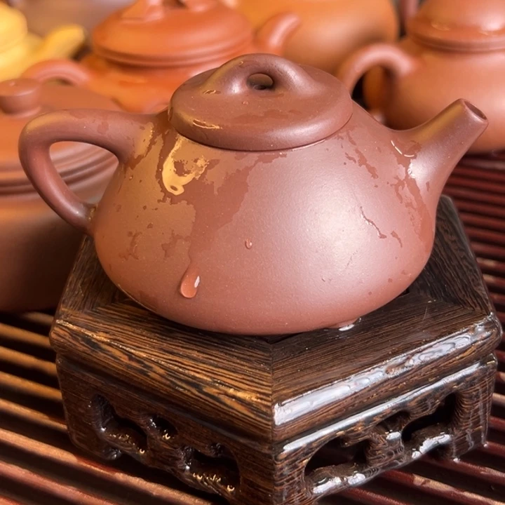 紫砂茶案紫泥子冶120cc