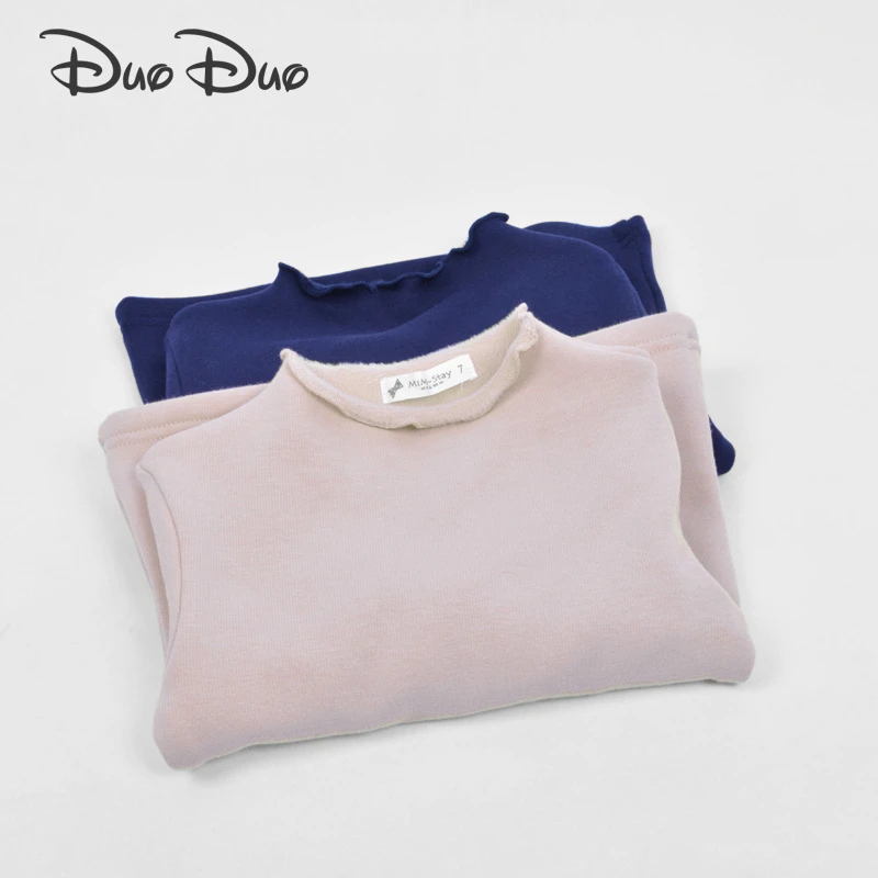 552加绒打底衣女童秋冬儿童秋冬加绒打底衣