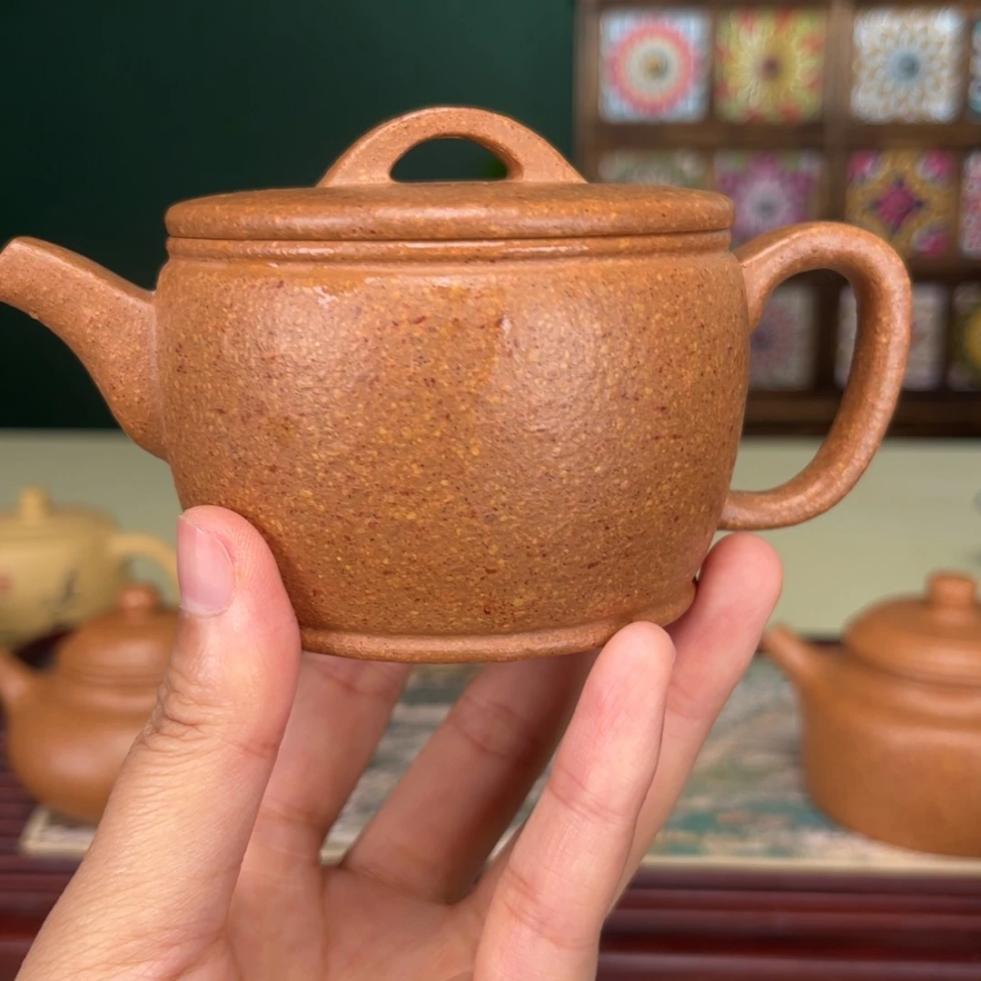 茶壶紫砂梨皮黄段180cc