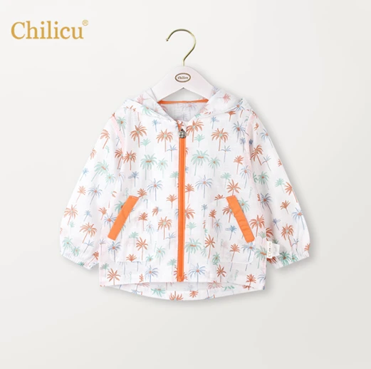 【屁姐】chilicu 春夏季纯棉椰子树连帽防晒外套