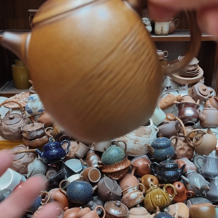 柴烧老岩泥高端茶器