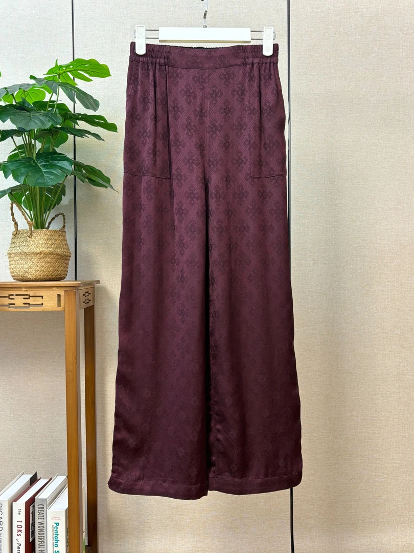 【绯锈】双面穿老料花萝百搭宽松哈伦裤长裤303