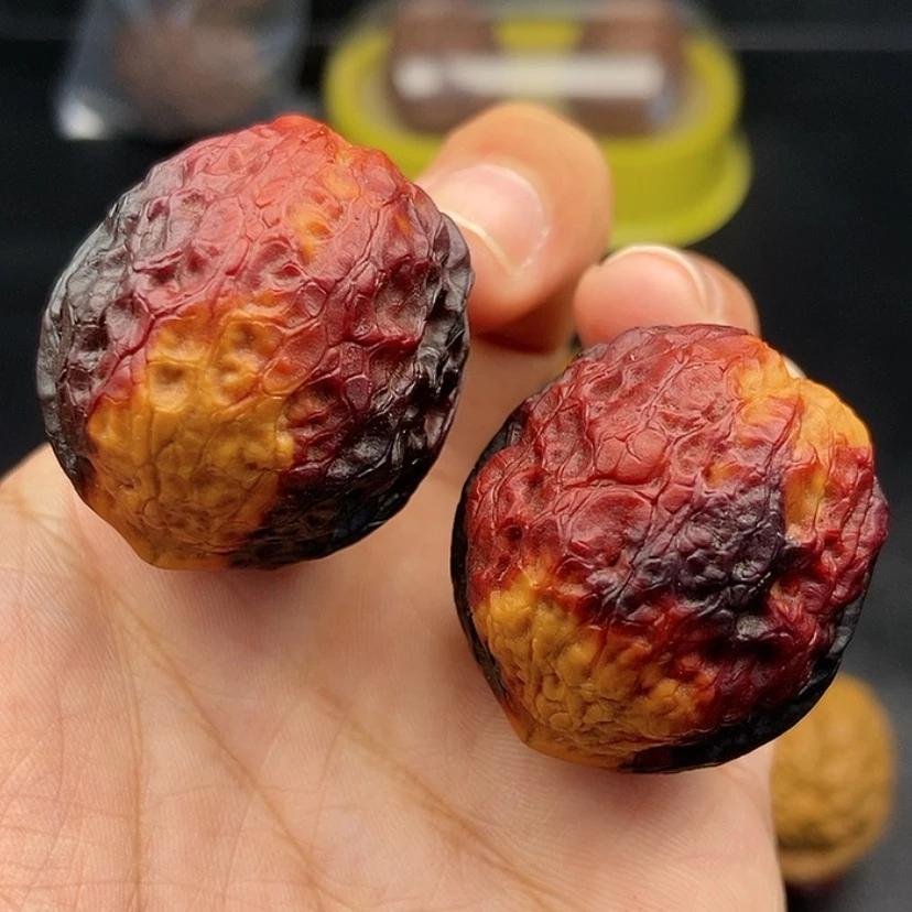 【闪购商品】把件文玩核桃36尺蛇皮元宝