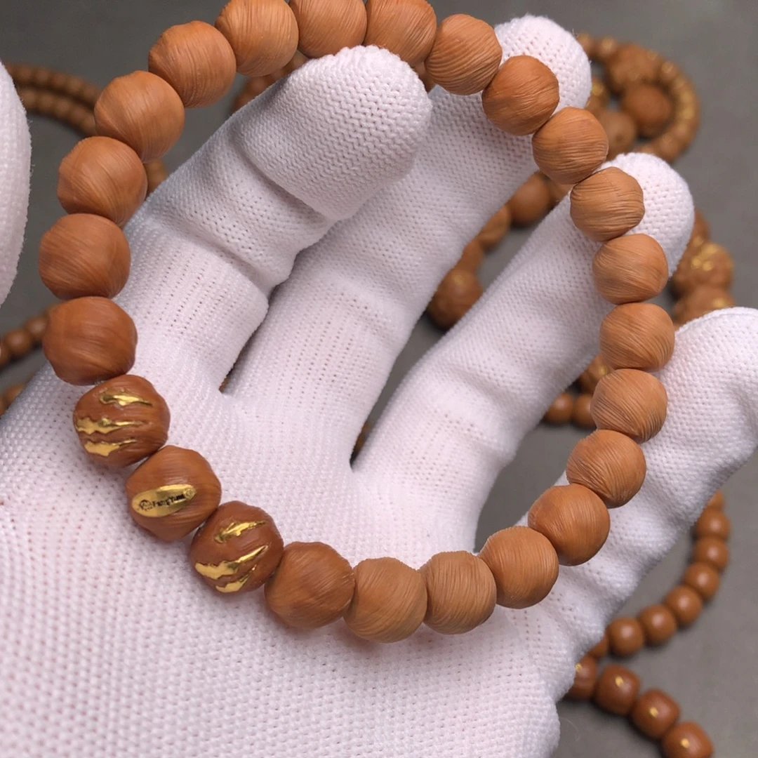 手串猴头核桃鬼印镶嵌款