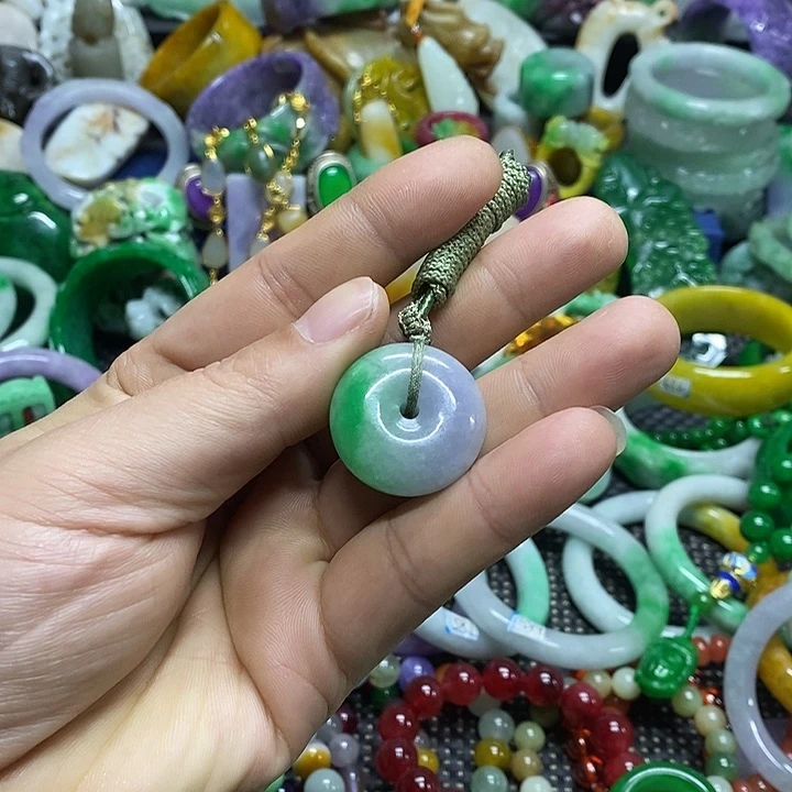 颈饰未镶嵌翡翠缅甸翡翠首饰配饰