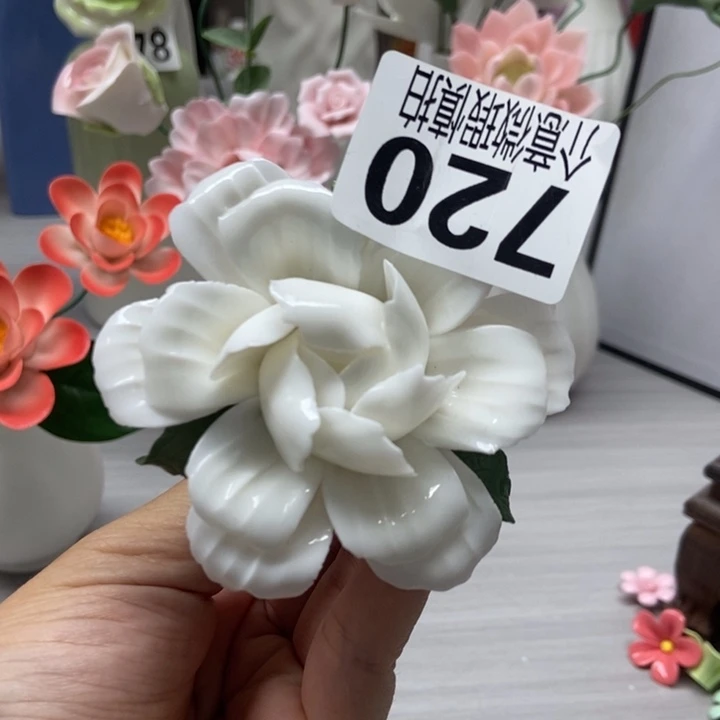 陶瓷手工制作陶瓷花