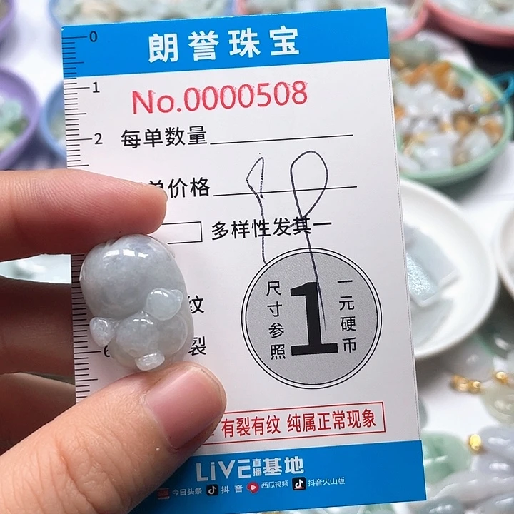 翡翠未镶嵌颈饰翡翠吊坠0508