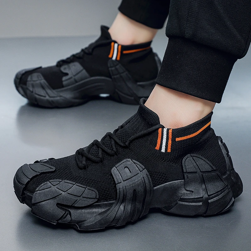 夏季爆款男士薄款透气固特异套筒时尚休闲鞋网面轻便软底开车鞋