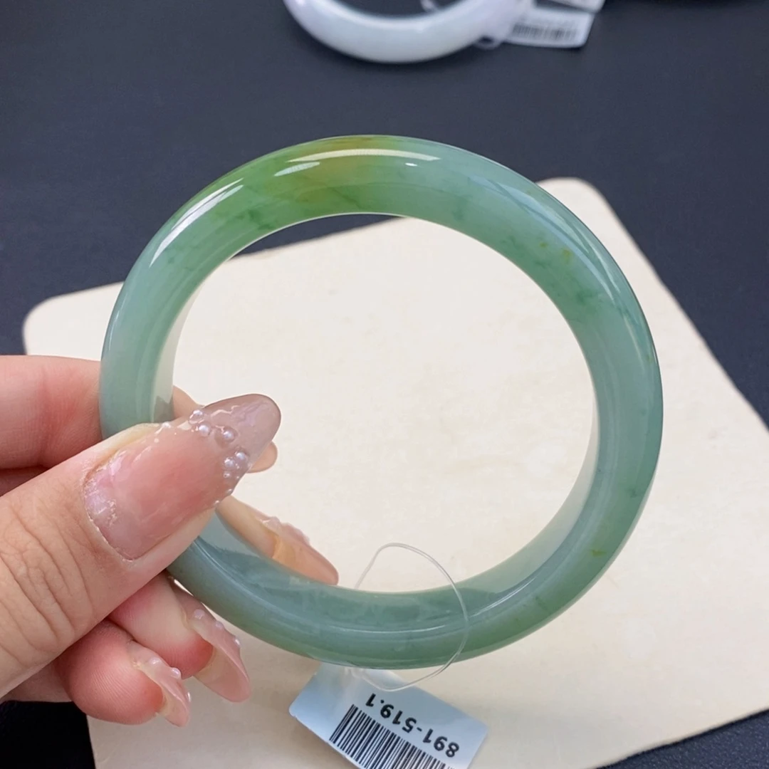 未镶嵌手镯翡翠55特色镯